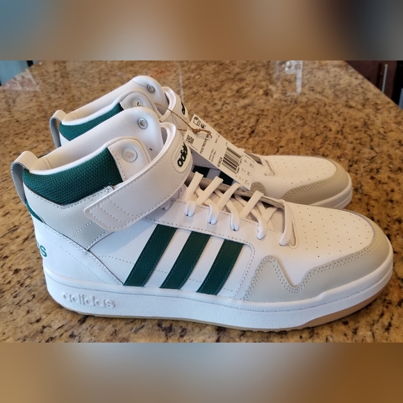 adidas Other - ADIDAS MEN'S POSTMOVE MID WHITE GREEN GUM BASKETBALL SHOES 11.5 NEW IN BOX & TAG